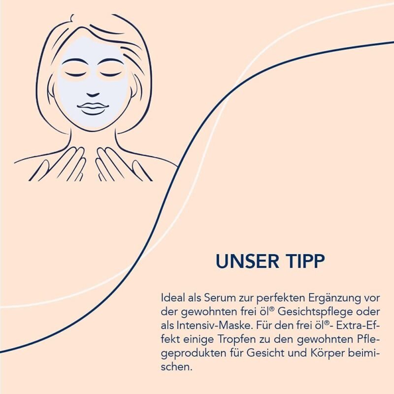 30ml Gesichtsöl – Glattes Hautgefühl mit Vitamin E & Omega 6 – Frei Öl