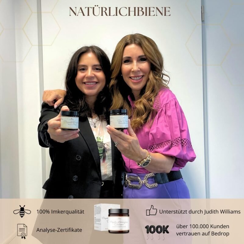 30ml Deocreme ohne Aluminium – Mit Propolis & Lemongrass, Peelingeffekt, vegan | Bedrop