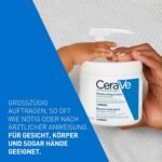 340g Feuchtigkeitscreme für trockene bis sehr trockene Haut mit Ceramiden – CeraVe