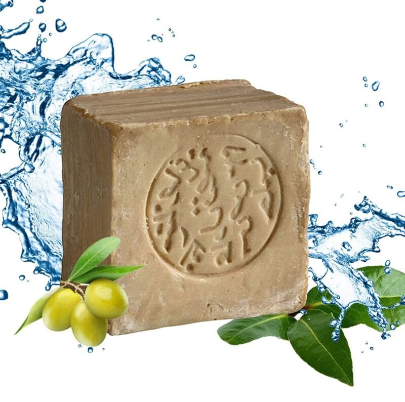 200g Aleppo Seife mit Lorbeeröl – Naturseife mit 85 % Olivenöl & 15 % Lorbeer, vegan & vielseitig