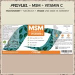 365 msm tabletten – 2000 mg MSM + Vitamin C – Hochdosiert, Laborgeprüft