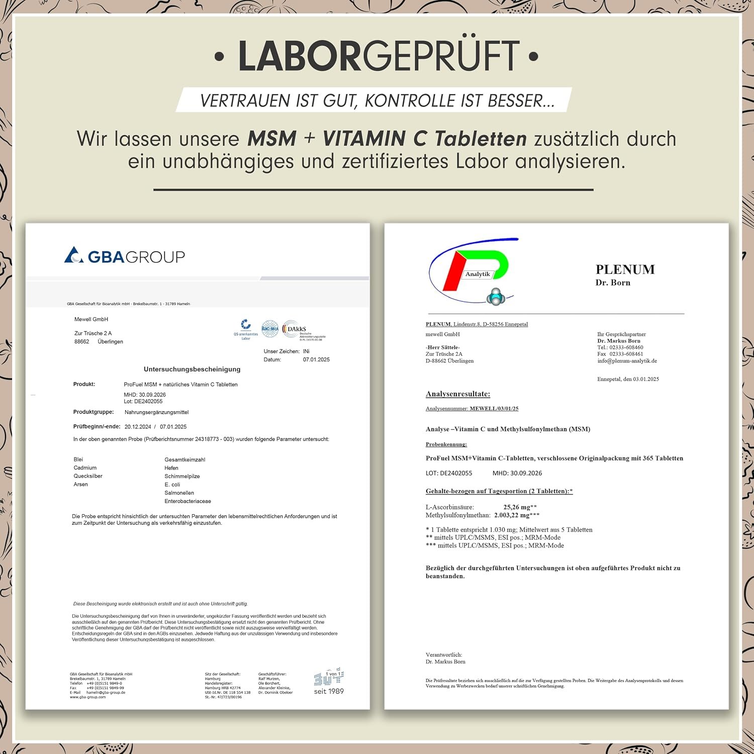 81DFPo6vFqL._AC_SL1500_ 365 msm tabletten – 2000 mg MSM + Vitamin C – Hochdosiert, Laborgeprüft