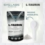 1000g taurin pulver 100% rein – Vegan, ohne Zusatzstoffe – Mit Messlöffel
