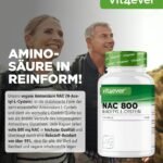 240 nac husten Kapseln – Hochdosiertes NAC 800 mg – Vegan, Laborgeprüft