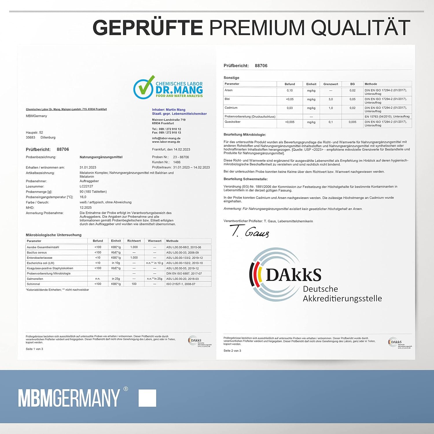 180 Tabletten Melatonin schlaftabletten hochdosiert mit Baldrianwurzel-Extrakt – Laborgeprüft