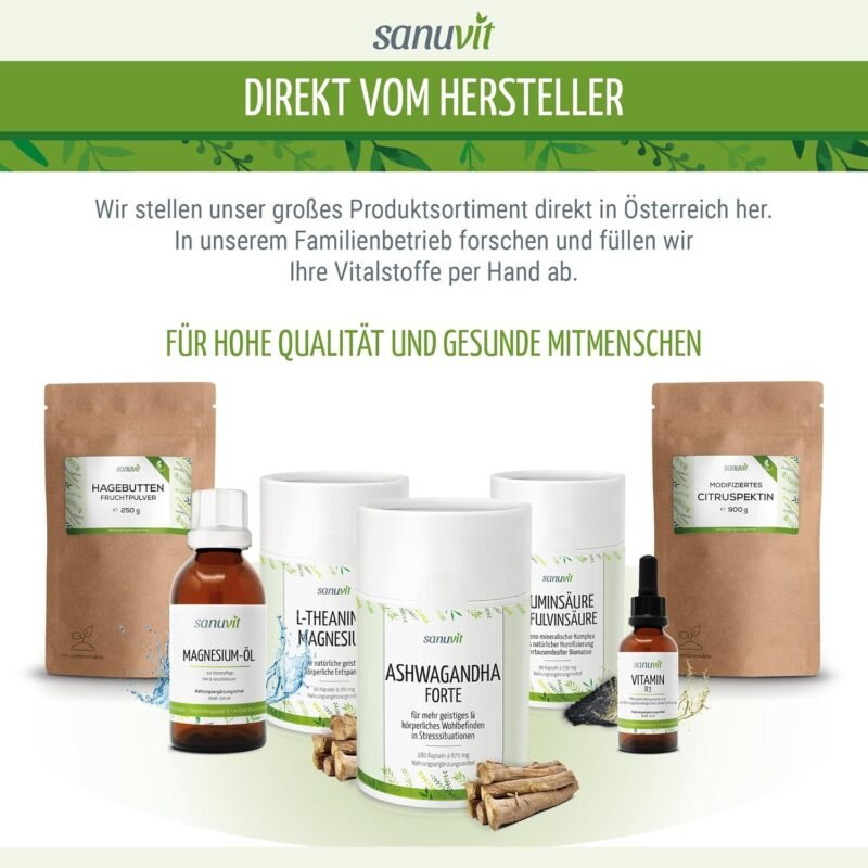 180 nac husten Kapseln – Hochdosiert 600 mg – Vegan, Hohe Bioverfügbarkeit – Sanuvit®