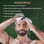 Feste Duschseife Männer 2×85g – Bio Seife für Haare, Körper & Gesicht – Larum Sports