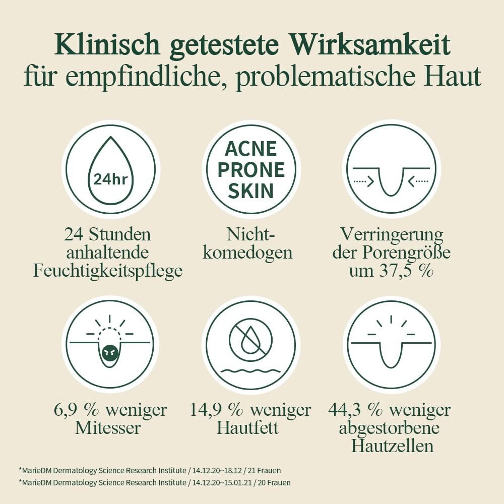 50ml Feuchtigkeitscreme für empfindliche Haut – Mit Ceramiden & Hyaluron, vegan | Pyunkang Yul
