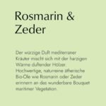 95g Bio Rosmarin Seife handgemacht – Naturseife mit ätherischem Rosmarinöl & Karitébutter, vegan