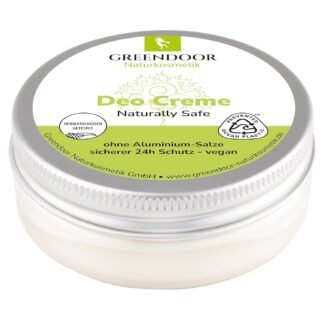 Deo Creme ohne Aluminium – 50ml, Naturally Safe, vegan, mild, unisex, Naturkosmetik