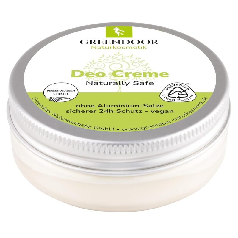 Deo Creme ohne Aluminium – 50ml, Naturally Safe, vegan, mild, unisex, Naturkosmetik