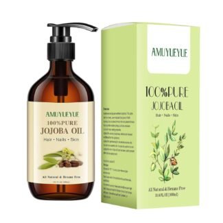 1000ml Bio Jojobaöl für Haut und Haar – Reines Pflegeöl für Gesicht, Körper und Kopfhaut