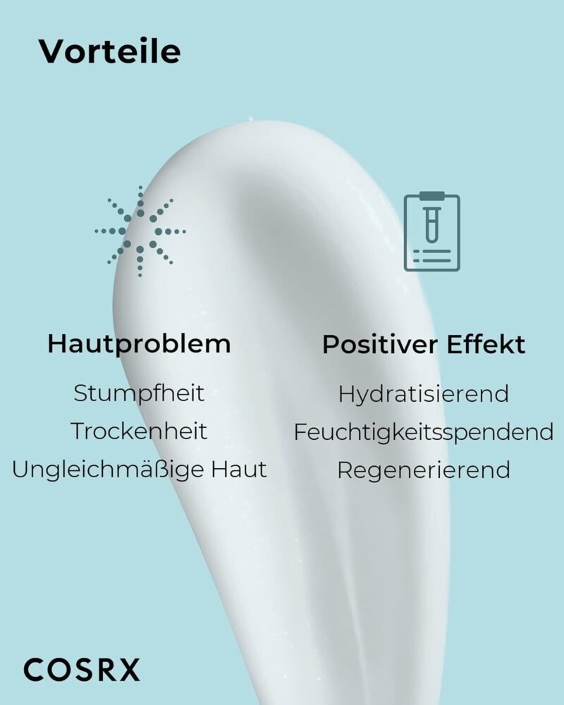 COSRX Overnight Gesichtsmaske mit Reisextrakt – Feuchtigkeitspflege mit Niacinamid, 60ml
