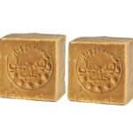 Aleppo Seife mit Olivenöl und Lorbeeröl – 2×150g, traditionelle Naturseife, plastikfrei
