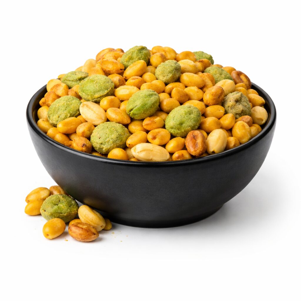 1 kg Erdnüsse mit Wasabi und Mais