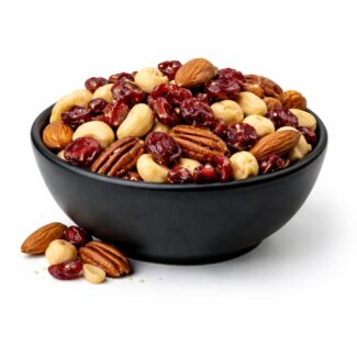 Gemischte Nüsse mit Preiselbeeren