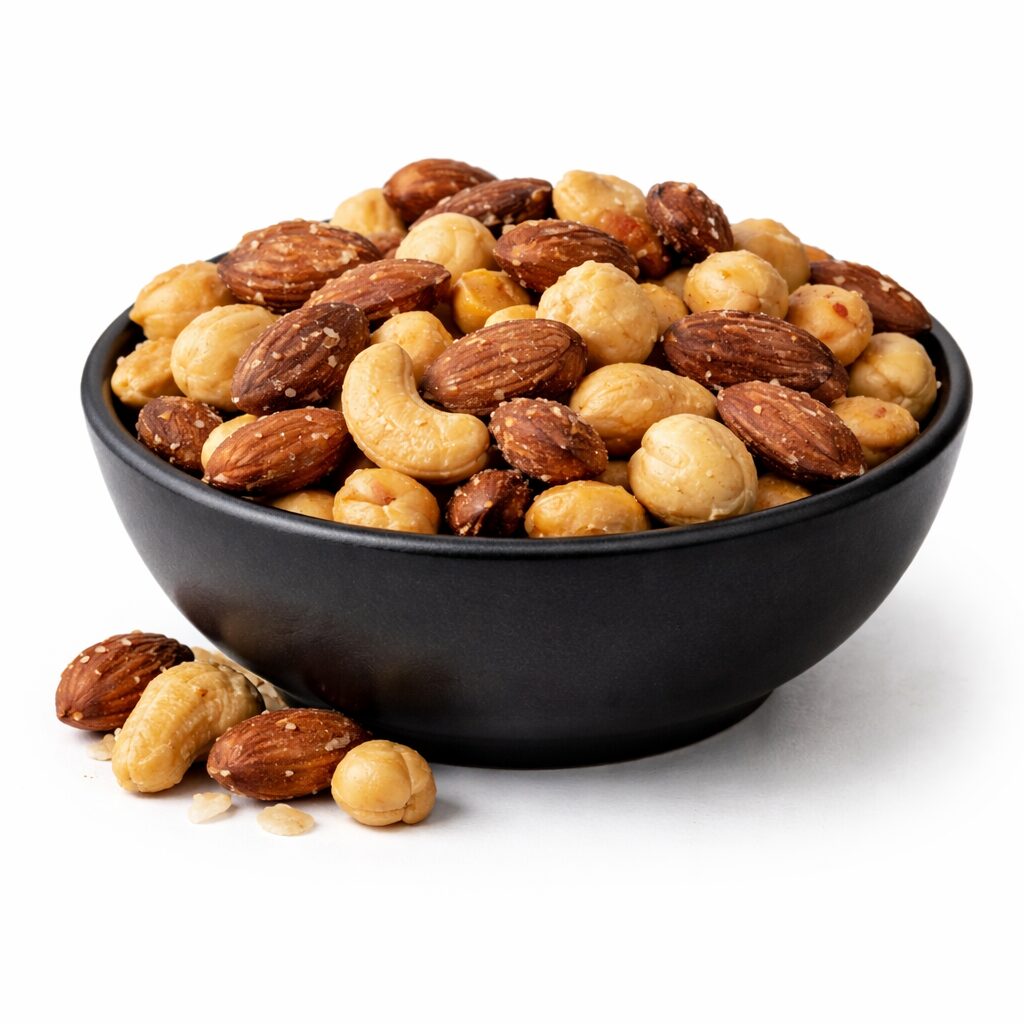 Gemischte Nüsse – Geröstet & Gesalzen – Gesund & Knackig