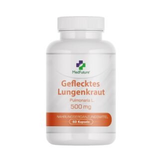 60 lungenkraut kapseln mit 500 mg geflecktem Lungenkraut – vegan und hochdosiert