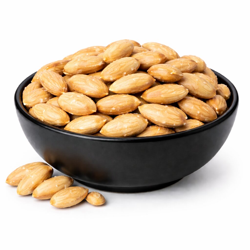 Geschälte Mandeln geröstet gesalzen
