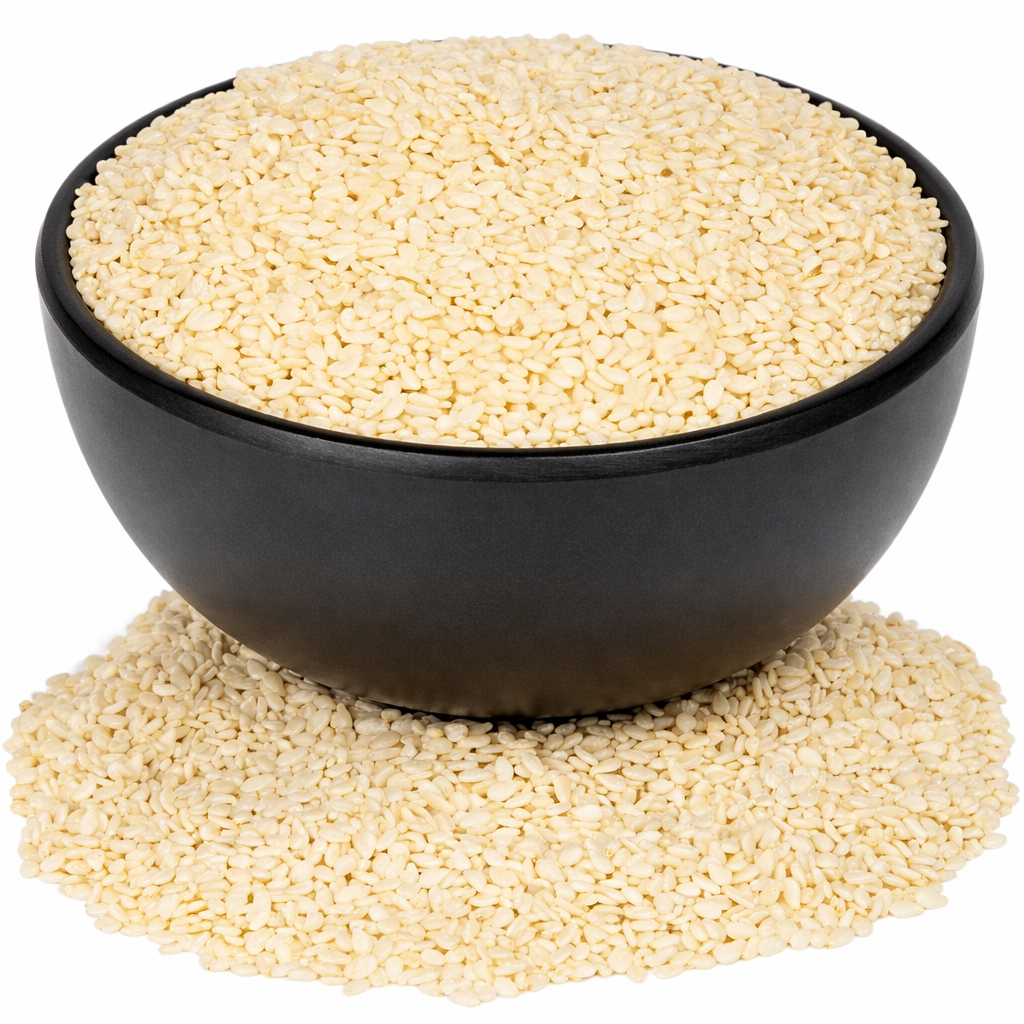 Geschälter Sesam