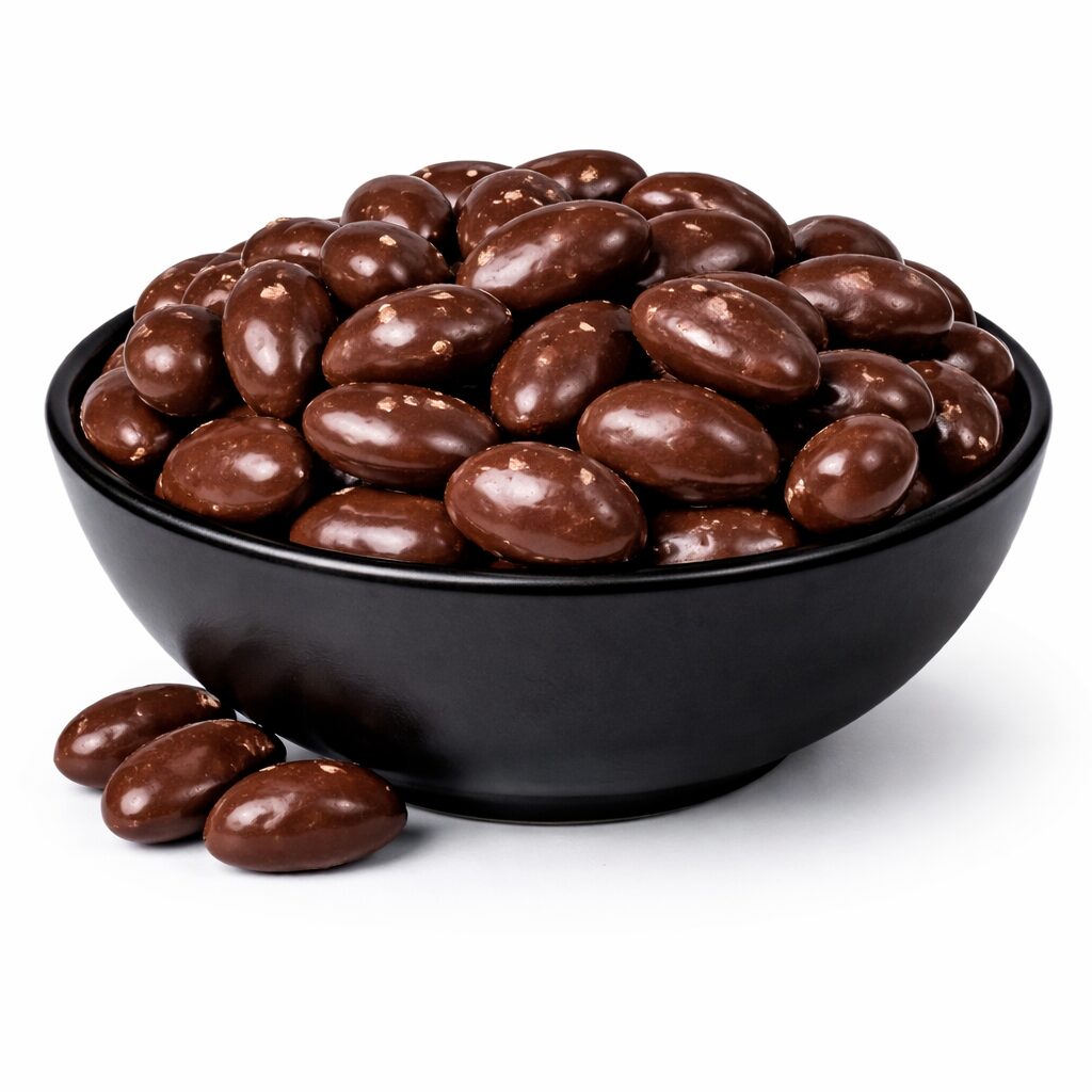 Mandeln in Zartbitterschokolade