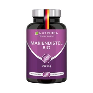 120 kapseln mariendistel bio kapseln hochdosiert mit 900 mg Silymarin, vegan, laborgeprüft