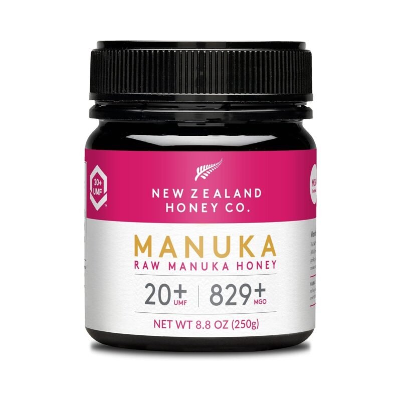 250 g manuka honig mgo 829 umf 20+ roh und aktiv – New Zealand Honey Co.
