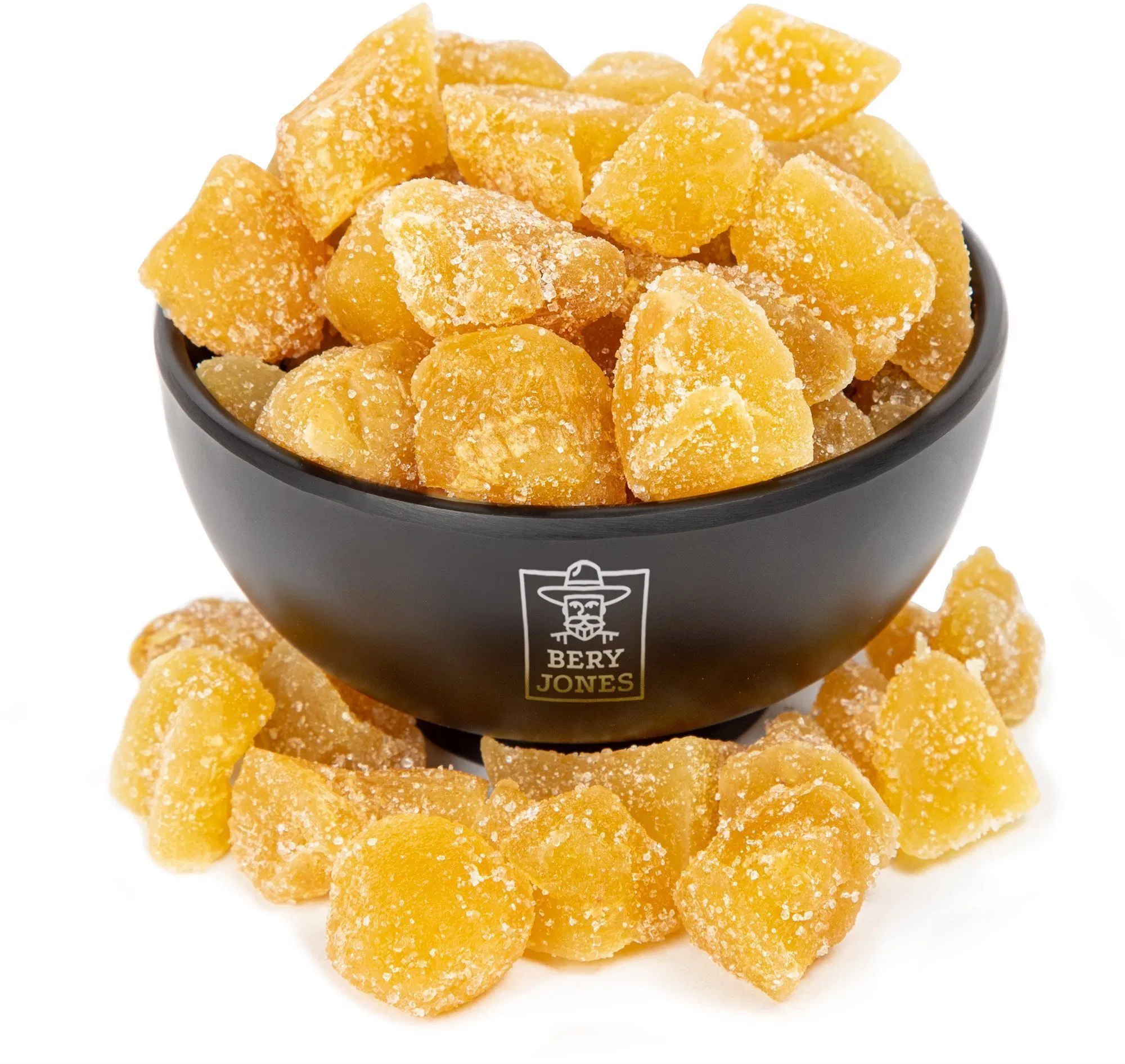 1kg Getrocknete Ingwerstücke 12-20mm – Süß und vielseitig verwendbar