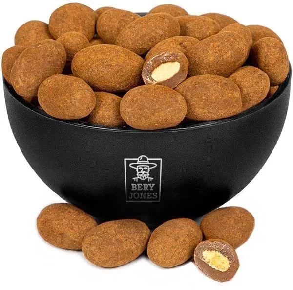 Mandeln in Vollmilchschokolade und Zimt 500g – glutenfreier Snack mit nussigem Geschmack