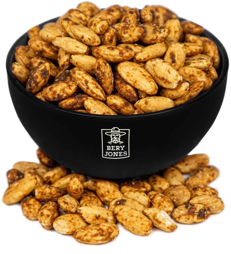 500g Geröstete Mandeln Rosmarin Chili und Knoblauch – würzig, vegan