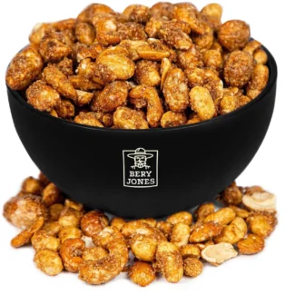Cashew- und Erdnussmischung Honig und Meersalz 500g – süß-salziger Snack