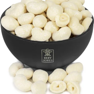 250g Cashewkerne in weißer Schokolade mit Vanille und Kokos – süß und gesund