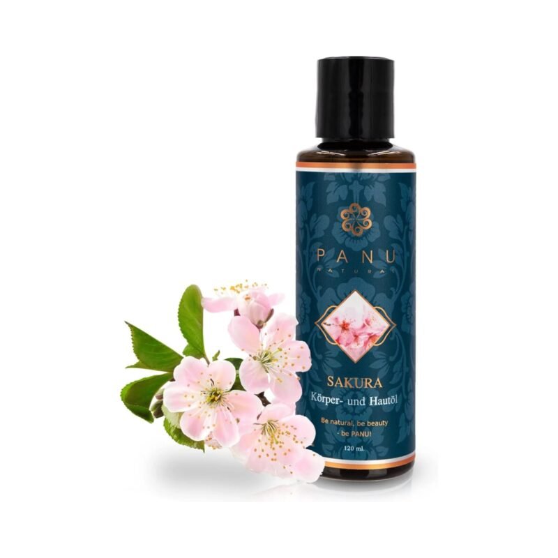Veganes Massageöl Sakura – pflegendes Körperöl für entspannende Massagen