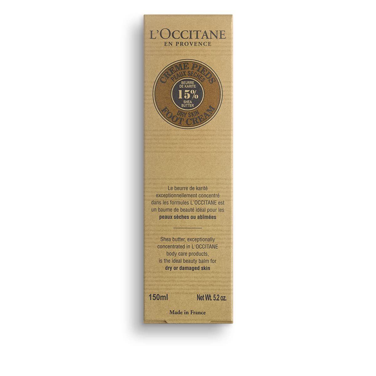 150ml Fußcreme Sheabutter trocken für gepflegte Füße – L’OCCITANE