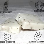100g Avocado und Lavendel Seife für alle Hauttypen – Handgemachte Naturseife für Haut & Haare, ohne Palmöl