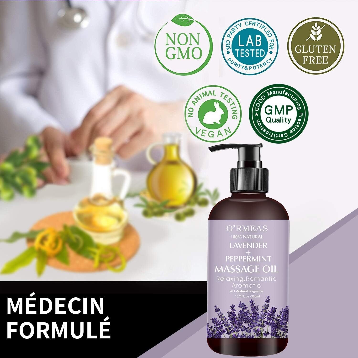 aeaea84590354ce54e251a88caac1dc0.jpg 300ml Massageöl gegen Gelenkschmerzen mit Lavendel & Pfefferminz