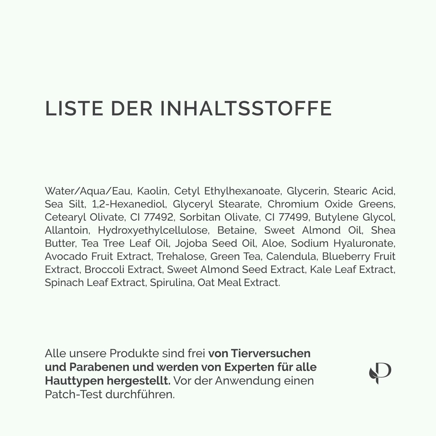 100ml Koreanische Gesichtsmaske gegen Pickel und große Poren – Mit Avocado & Meereslehm | Plantifique