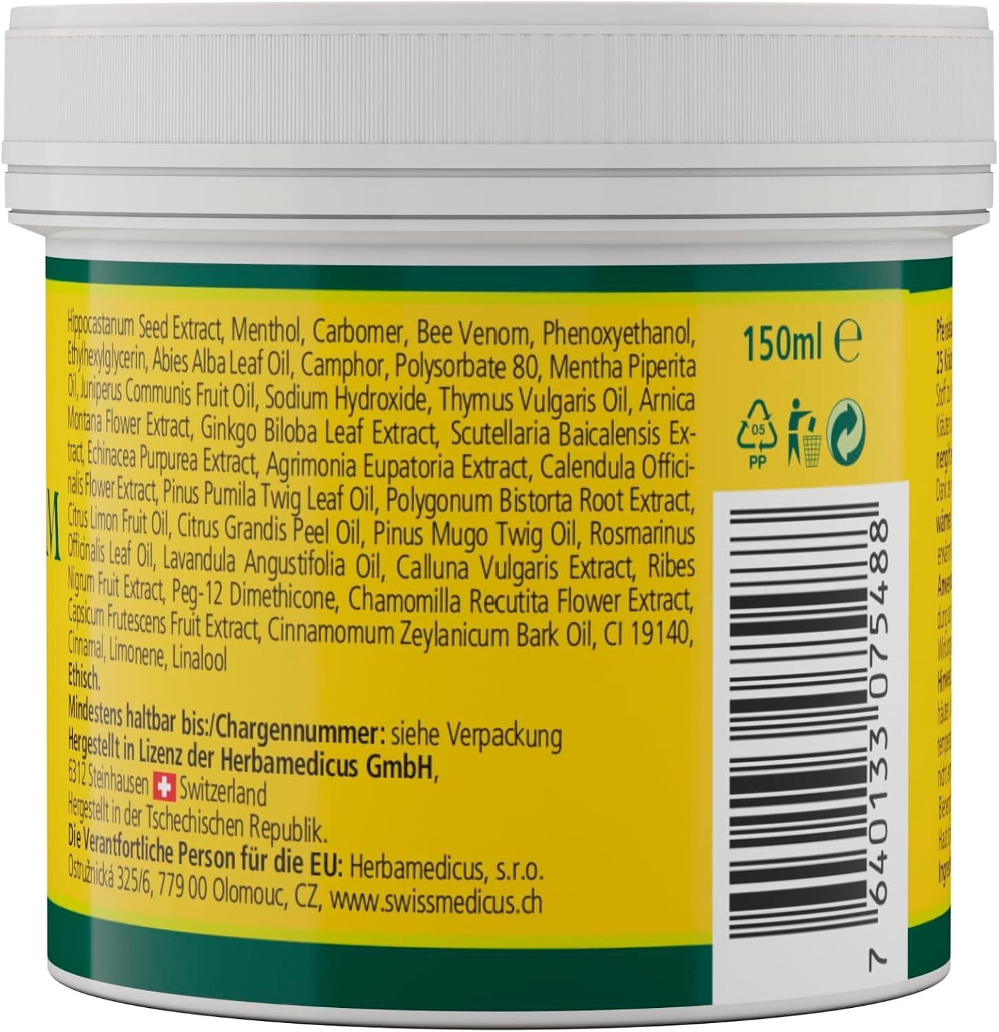 ba72d9e2157790ba9a636647ad24e9ea.jpg 150ml Pferdebalsam mit Bienengift für Rücken und Gelenke – Swissmedicus