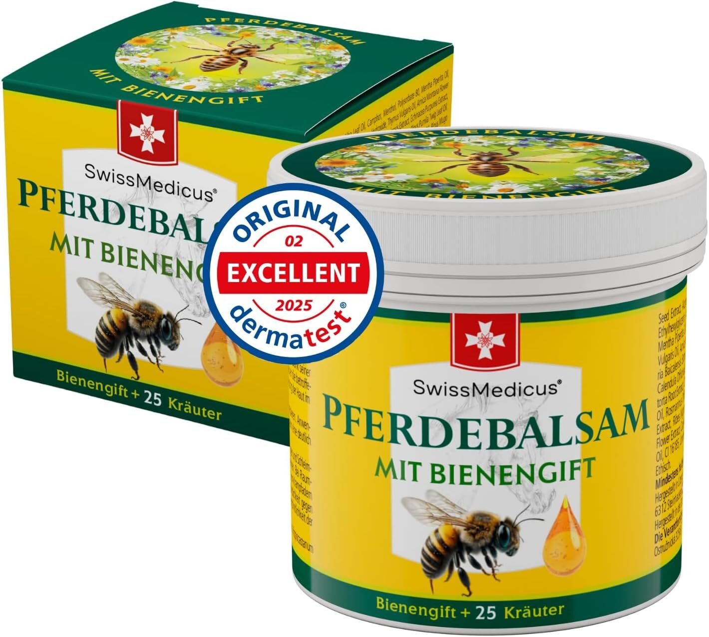 bef8f76022a4c60522e62815452deacc.jpg 150ml Pferdebalsam mit Bienengift für Rücken und Gelenke