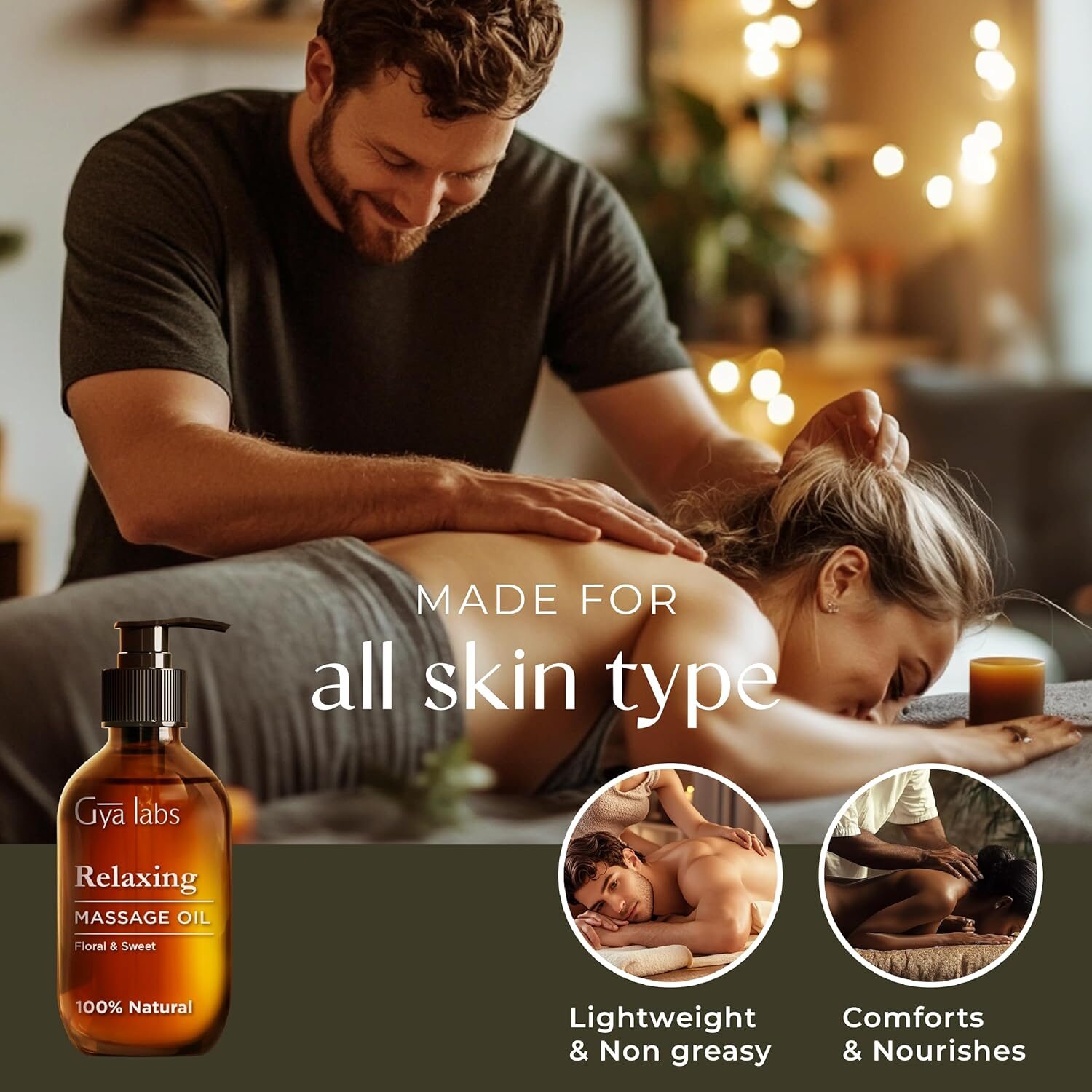 200ml Massageöl für Muskelkater – Natürliches Entspannungsöl mit Wärmewirkung für Muskeln und Gelenke