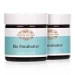 2x50ml Sheabutter Bio unraffiniert kaltgepresst, parfümfrei – natürliche Körperbutter