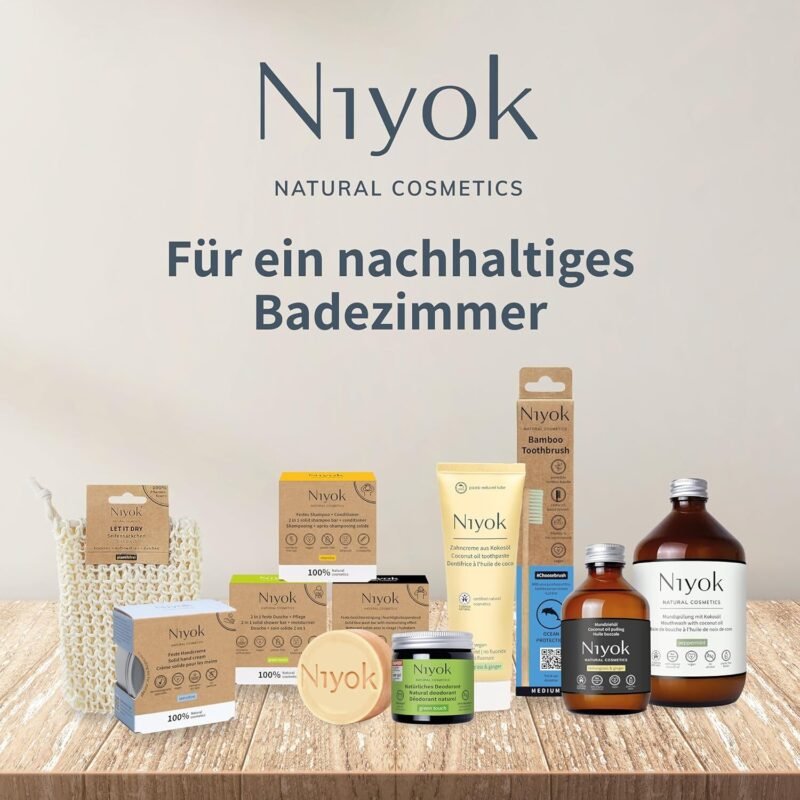 40ml Deocreme ohne Aluminium – Blumiger Unisex-Duft, vegan, 24h Schutz | Niyok