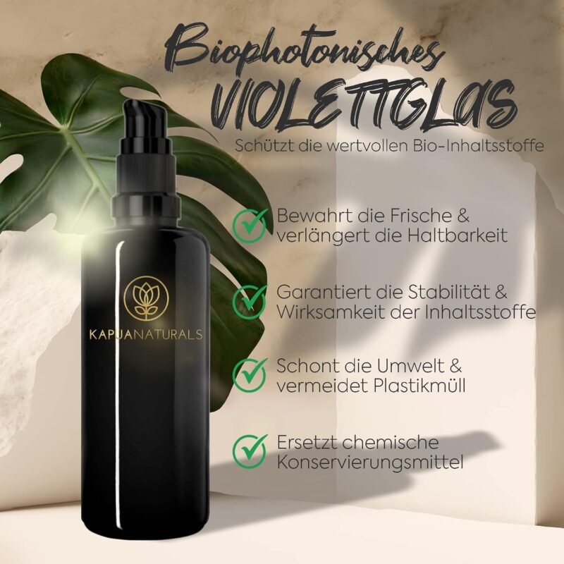 100ml BIO Hyaluron Creme fürs Gesicht – Hochdosiert mit Arganöl, Aloe Vera & Kokosöl