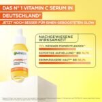 30ml Vitamin C Glow Booster Serum – Für strahlenden, ebenmäßigen Teint – Garnier