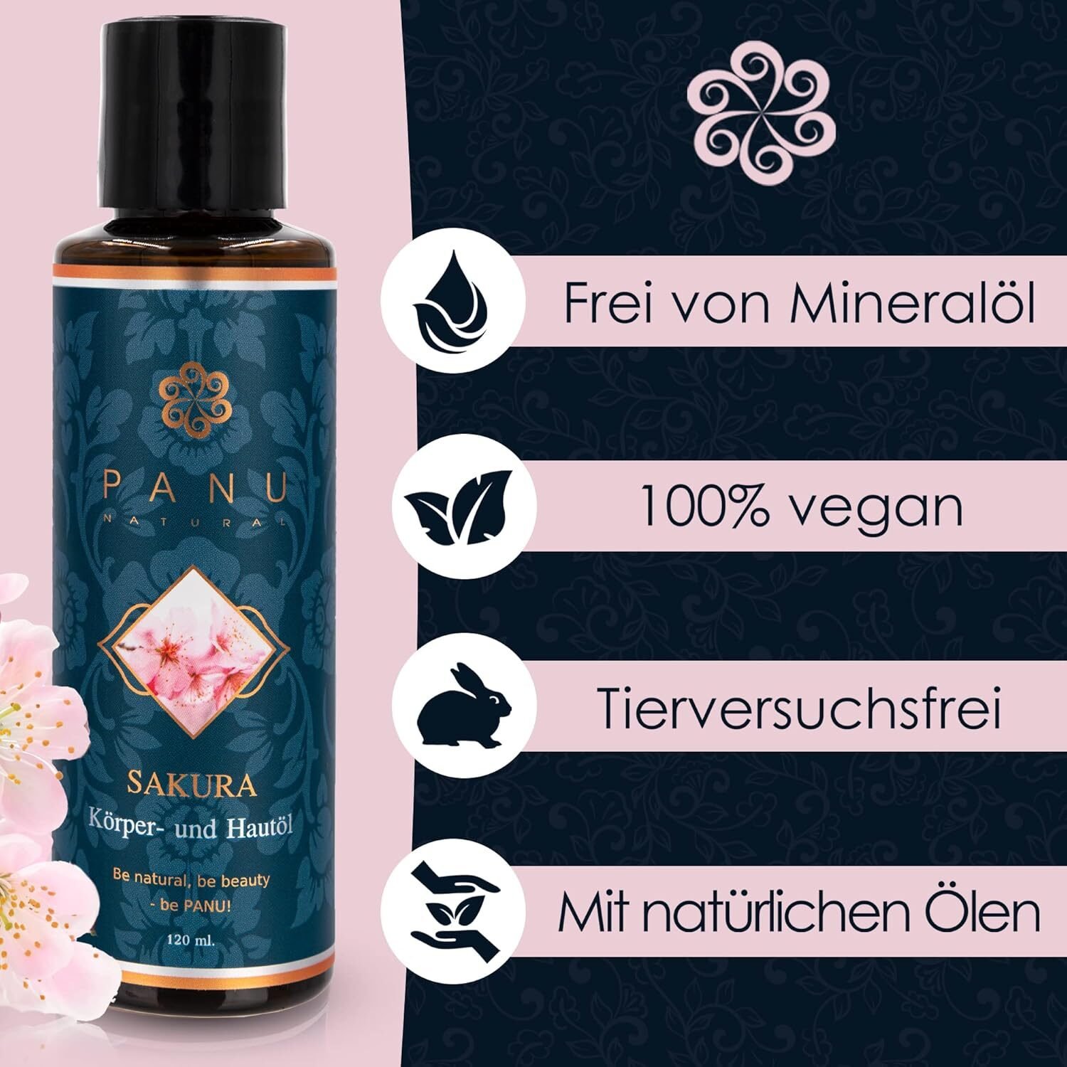 c79798a9242cb9d6fd48db6215f11057-3.jpg Veganes Massageöl Sakura – Pflegendes Körperöl mit entspannender Wirkung für Massagen und Hautpflege