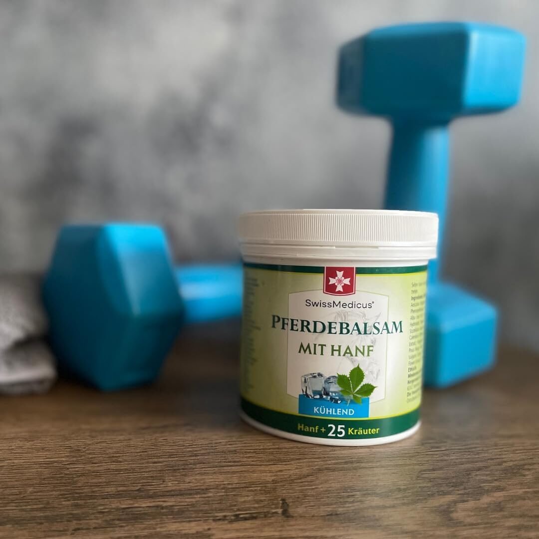 500ml Pferdebalsam mit Hanf für Muskeln und Gelenke – Natürliches Gel