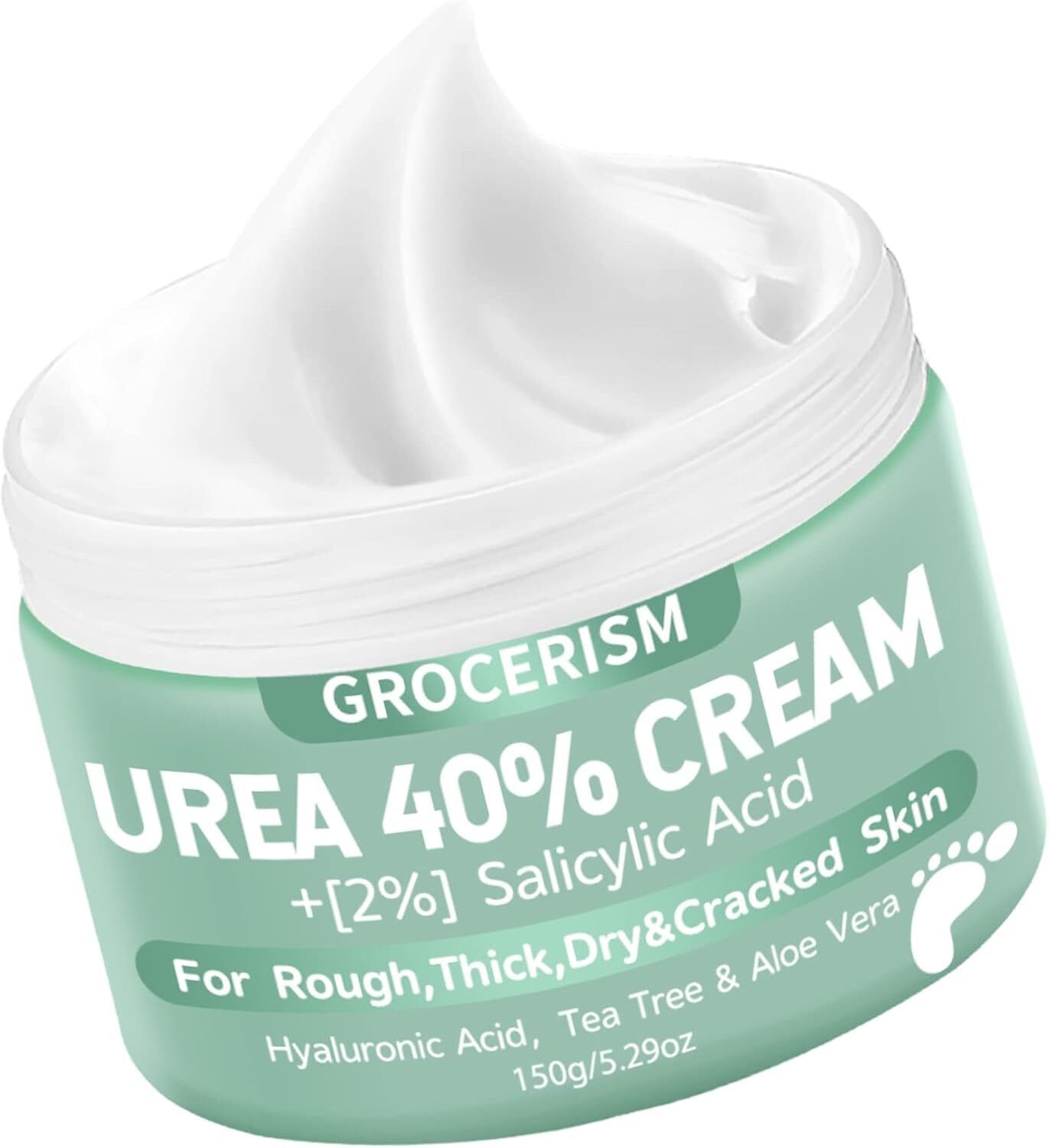 150g Urea Creme 40 Fußpflege mit Hyaluron & Aloe – Hornhaut & Kallus