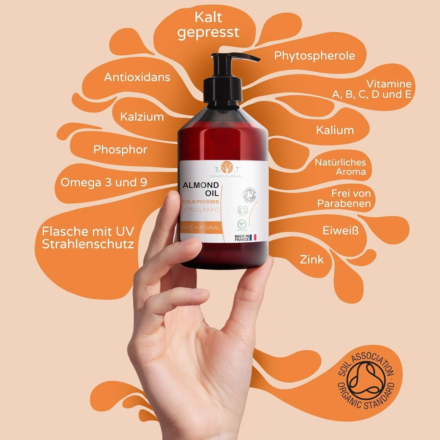 d02d7b065f9c5ca162e0d784fdaeb7c1-1.jpg 500ml Bio Mandelöl kaltgepresst naturrein – Pflegeöl für Gesicht, Körper, Haare und Nägel