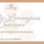30ml Deocreme ohne Aluminium – Mit Propolis & Lemongrass, Peelingeffekt, vegan | Bedrop