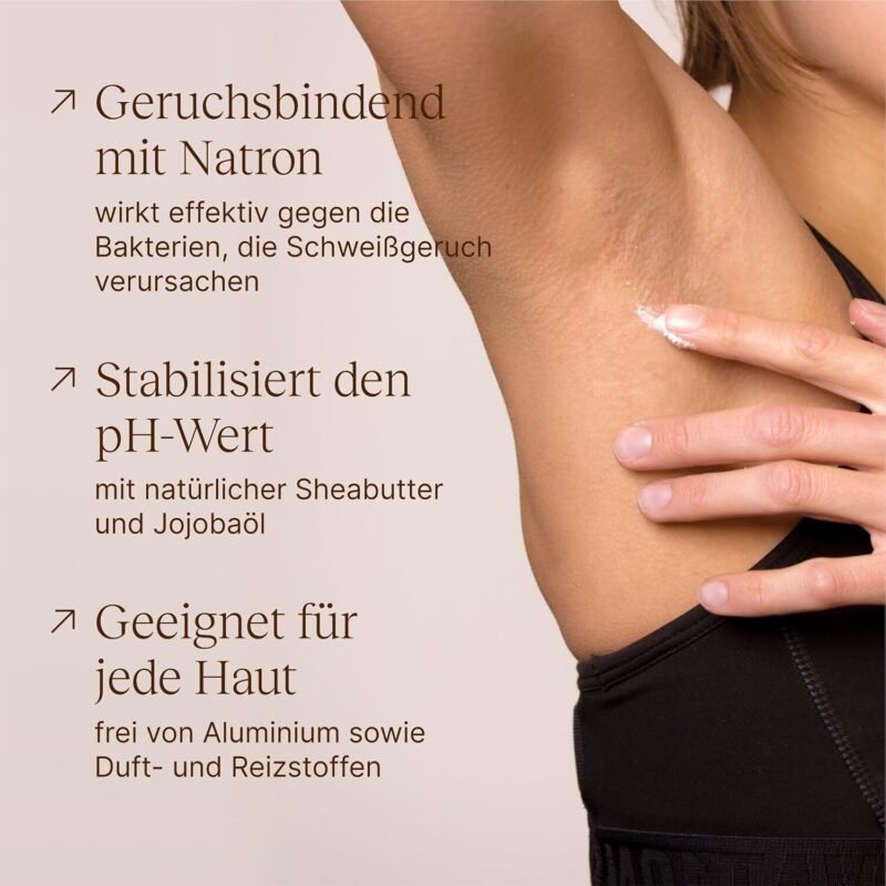 Natürliche Deocreme ohne Aluminium – Mit Natron, Sheabutter & Jojoba, vegan | plants are purple